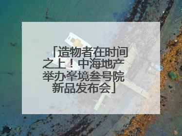 造物者在时间之上！中海地产举办峯境叁号院新品发布会
