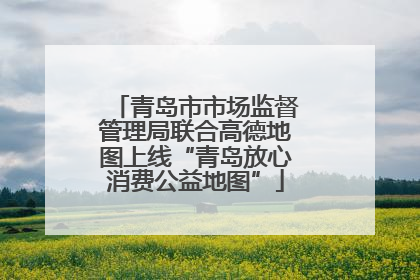 青岛市市场监督管理局联合高德地图上线“青岛放心消费公益地图”