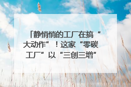 静悄悄的工厂在搞“大动作”！这家“零碳工厂”以“三创三增”探索共富新路径｜网络名人四川行
