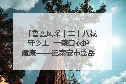 鲁医风采｜二十八载守乡土  一袭白衣护健康——记泰安市岱岳区满庄镇卫生院院长、主任医师张宝喜