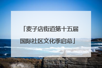 麦子店街道第十五届国际社区文化季启幕
