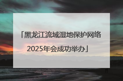 黑龙江流域湿地保护网络2025年会成功举办