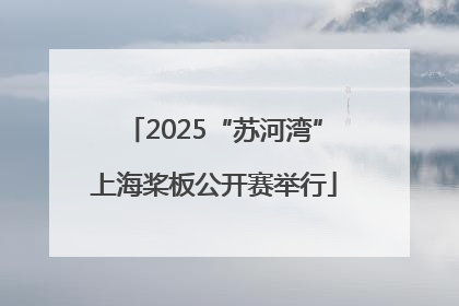 2025“苏河湾”上海桨板公开赛举行