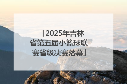 2025年吉林省第五届小篮球联赛省级决赛落幕