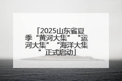 2025山东省夏季“黄河大集”“运河大集”“海洋大集”正式启动