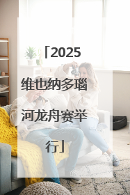 2025维也纳多瑙河龙舟赛举行
