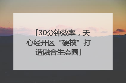 30分钟效率，天心经开区“硬核”打造融合生态圈