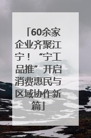 60余家企业齐聚江宁！“宁工品推”开启消费惠民与区域协作新篇